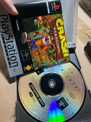 Crash Bandicoot PS1 PAL Platinum