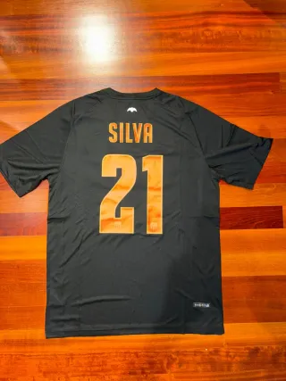 Camiseta Valencia Retro 06/07 David Silva. Talla L