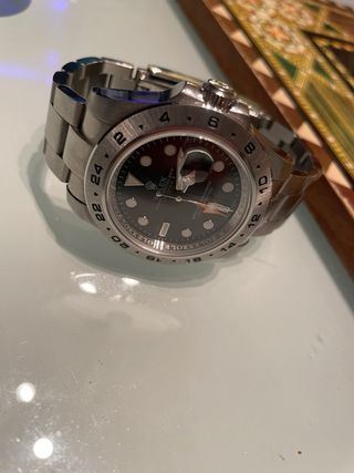 Rolex Explorer II Negro/Plata