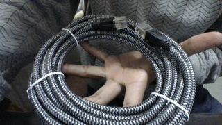 Cable Ethernet trenzado con conectores