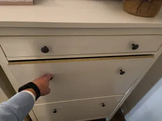 Zapatero Ikea Hemnes Beige