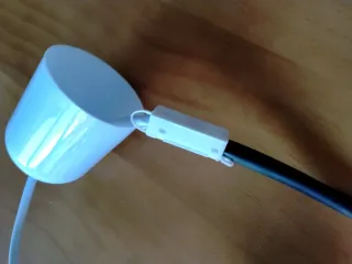 Cable para lámpara de techo blanco