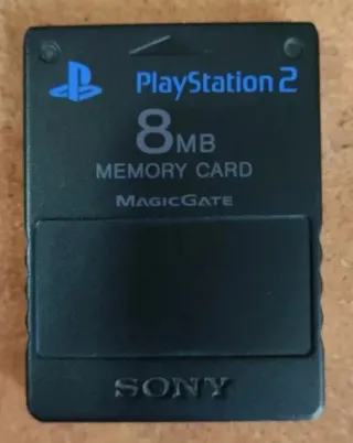 Lote PS2 FAT Original + Memory Card SONY 8MB+Base