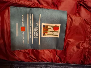 Piumino Trussardi Blu Taglia M