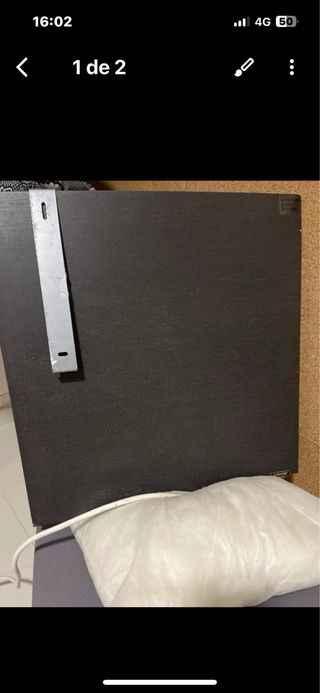 Radiador Eléctrico Negro y Gris