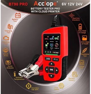 Comprobador de Batería Acclope BT90 PRO