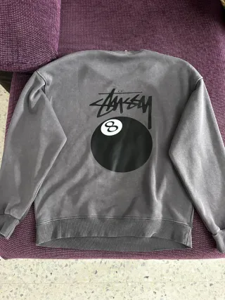 Sudadera Stüssy 8 Ball Gris Talla M