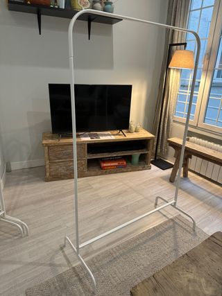 5 Burros de Ropa IKEA MULIG Blanco.