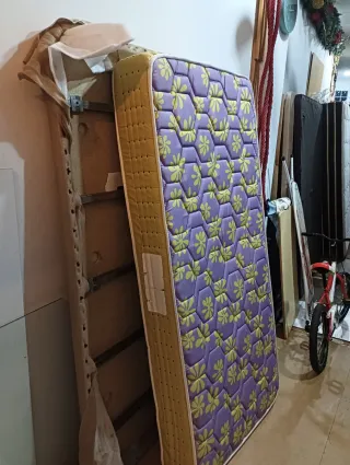 90x190    Colchón de muelles con fun