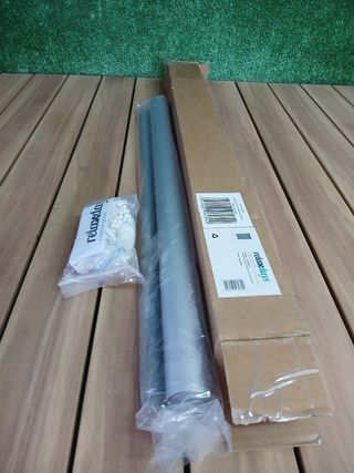 Relaxdays Estor Opaco Térmico, Sin Taladrar 60x165