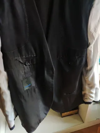 Traje de caballero gris