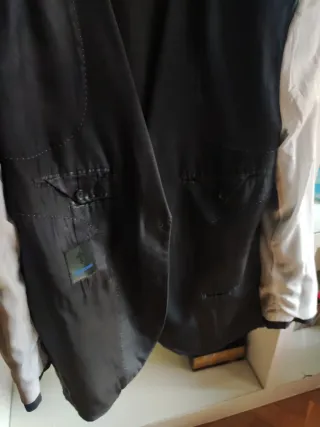 Traje de caballero gris