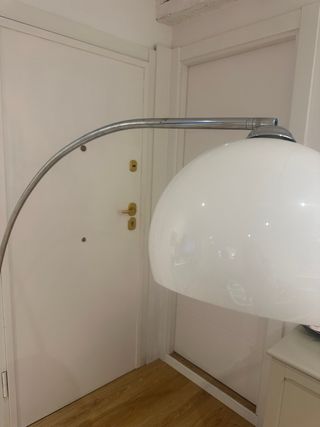 Lámpara de pie arco vintage mármol