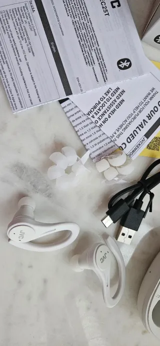 Auriculares JVC Bluetooth 5.1 Blancos