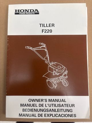 Motocultor Honda F220