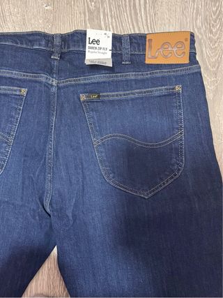 Vaqueros Lee Azules Hombre Talla 34