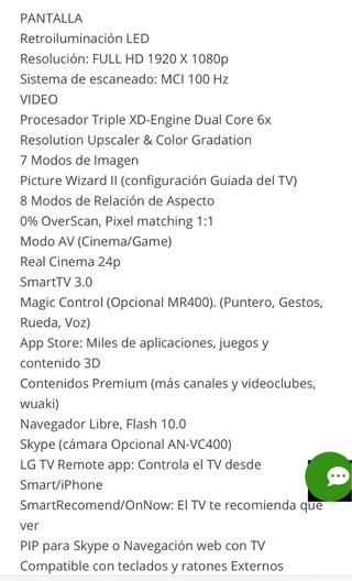 TV LED LG 39 39LN575S Smart TV