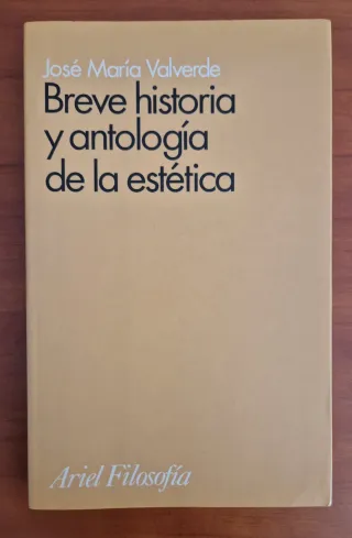 Breve historia y antología de la estética