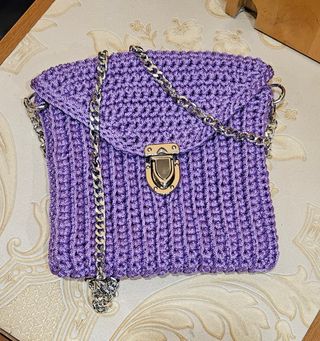 Borsa uncinetto fatta a mano