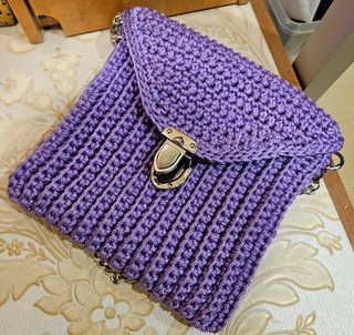 Borsa uncinetto fatta a mano