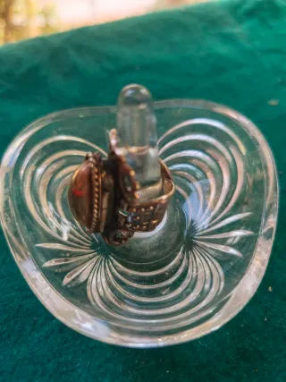 Anillo dorado y plateado