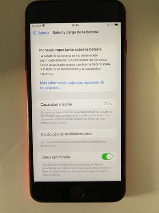 iPhone 8 Plus 64GB Edición Roja con Caja y Fundas