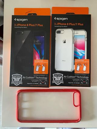 iPhone 8 Plus 64GB Edición Roja con Caja y Fundas
