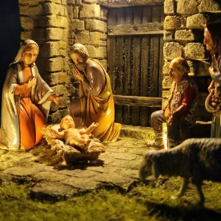 Presepe popolare artigianale