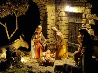 Presepe popolare artigianale