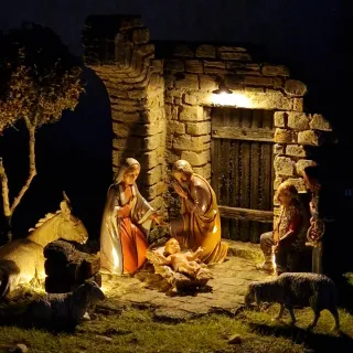 Presepe popolare artigianale