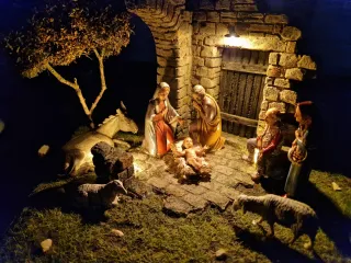 Presepe popolare artigianale