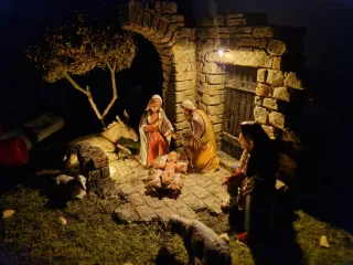 Presepe popolare artigianale