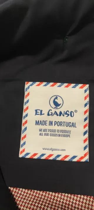 Pantalón El Ganso T46 Rojo y Negro