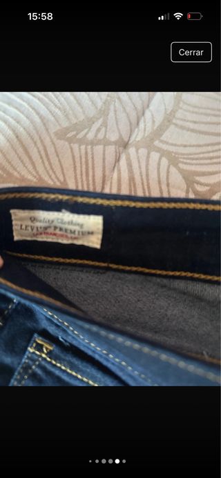 Pantalones Levi's Mujer Azul talla 28-712 alumna