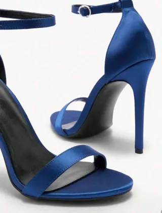 Sandalias 42 de tacón alto azules