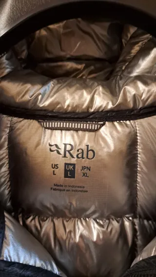 Chaqueta Rab Doudoune Mythic G Negra Talla L