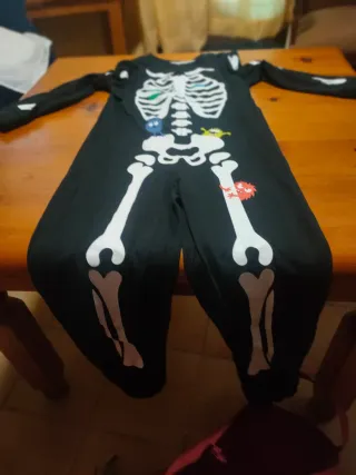 Disfraz esqueleto infantil