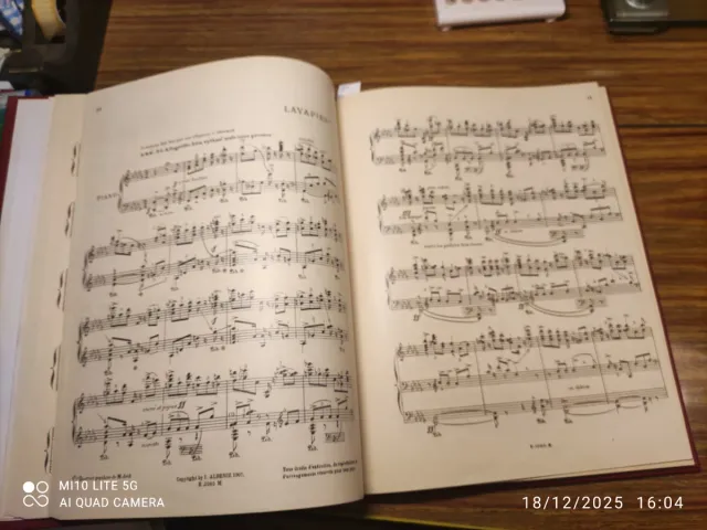 Partituras I. Albéniz