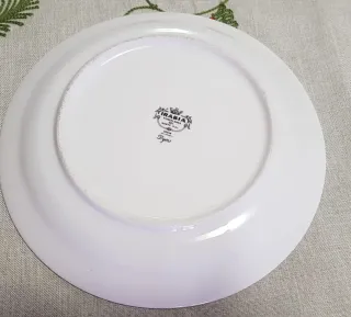 Juego Vajilla Irabia Porcelana del Norte y 6 copas