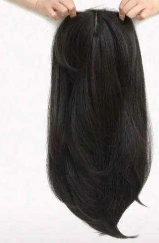 Peluca castaña 45cm