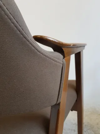 4 Sillas COMPAS de GUILLEUMAS. Vintage, 70s.