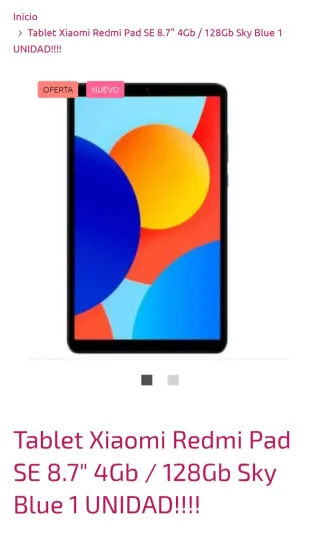 Tablet Xiaomi Redmi Pad SE 8.7 Sky Blue