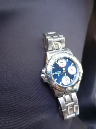 Reloj Festina Cronógrafo Azul y Plateado