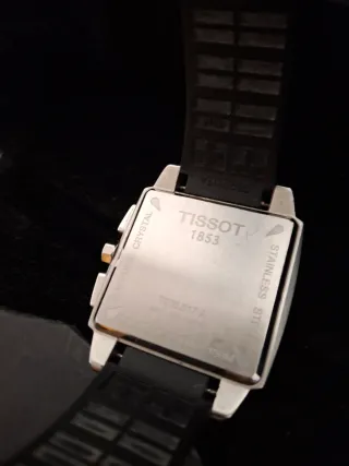 Reloj Tissot Cronógrafo Acero y Caucho