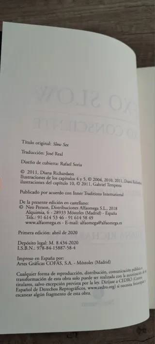 Sexo Slow ( Sexo consciente )/ Diana Richardson