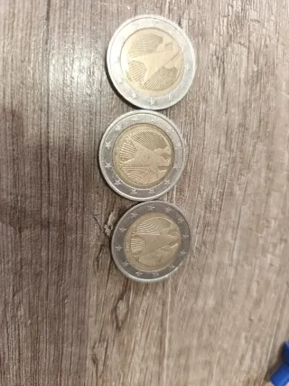 3 Monedas 2€ Alemanas