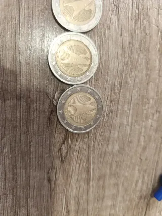 3 Monedas 2€ Alemanas