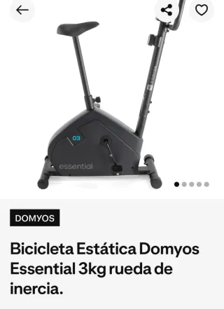 Bicicleta Estática Domyos Essential 3kg