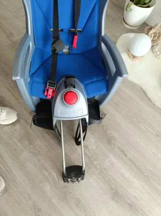 Silla bici niño azul