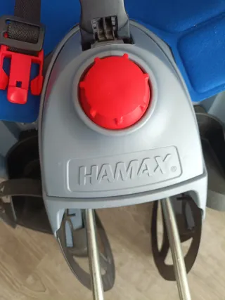 Silla bici niño azul